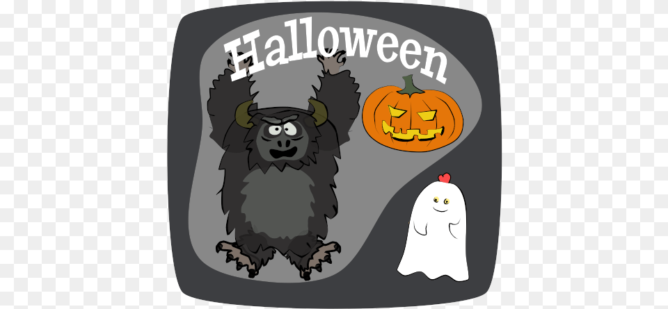Halloween Songs Button Songs Amp, Animal, Ape, Mammal, Wildlife Free Png Download