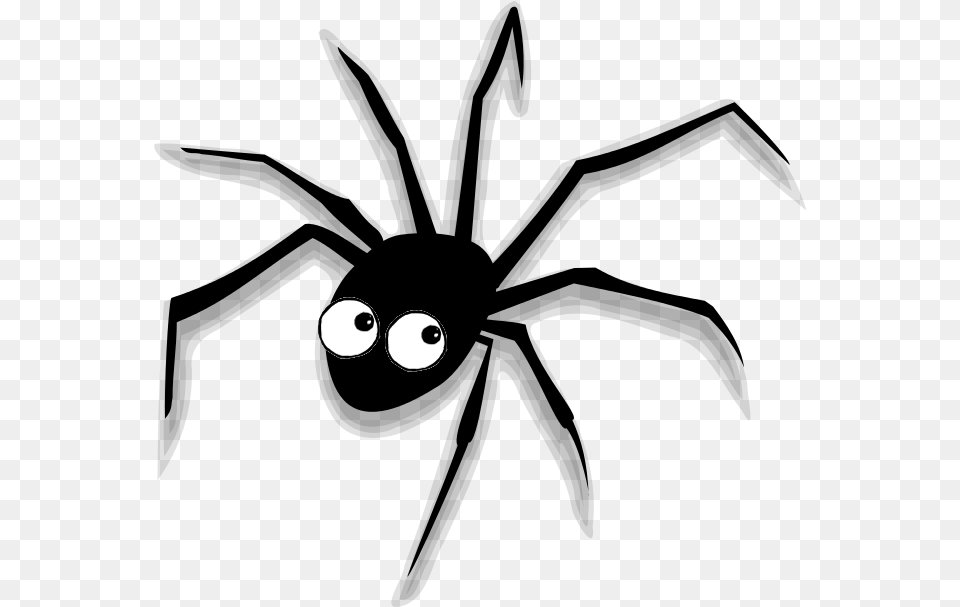Halloween Spider Clip Art At Clker Transparent Background Spider Clipart, Nature, Night, Outdoors Free Png Download