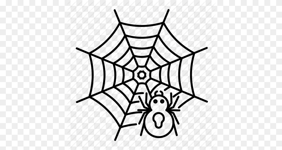 Halloween Spider Spiderweb Icon, Spider Web Free Png Download