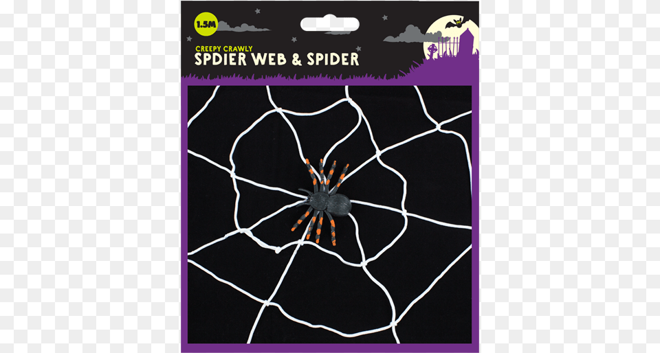 Halloween Spider Web Amp Spider Spider Web, Animal, Invertebrate Free Png