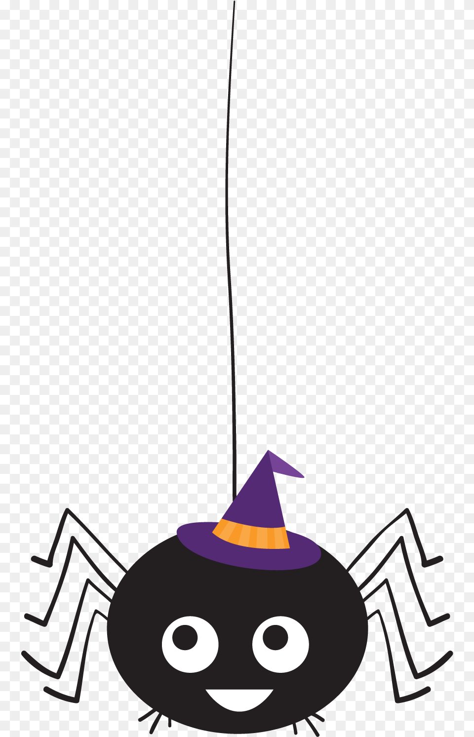 Halloween Spiders Clipart Oh Cartoons Halloween Spider Clipart, Clothing, Hat Free Png Download