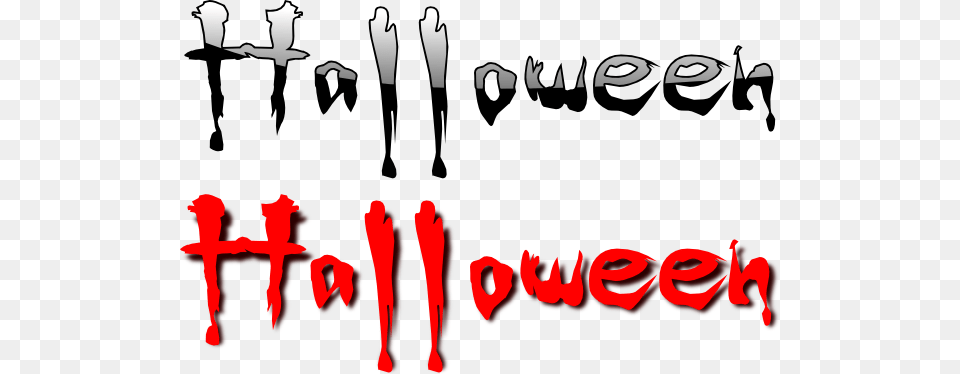 Halloween Spooky Text Clip Art, People, Person, Logo, Baby Free Transparent Png