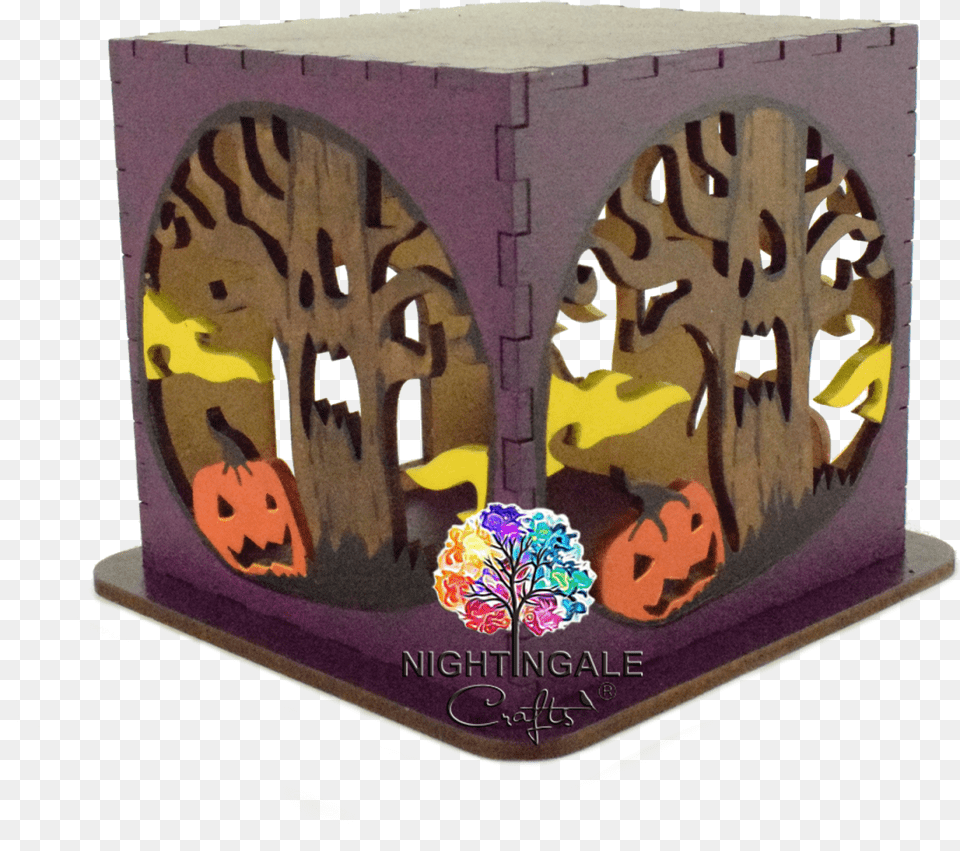 Halloween Spooky Tree Design Craft, Art, Painting, Face, Head Free Transparent Png