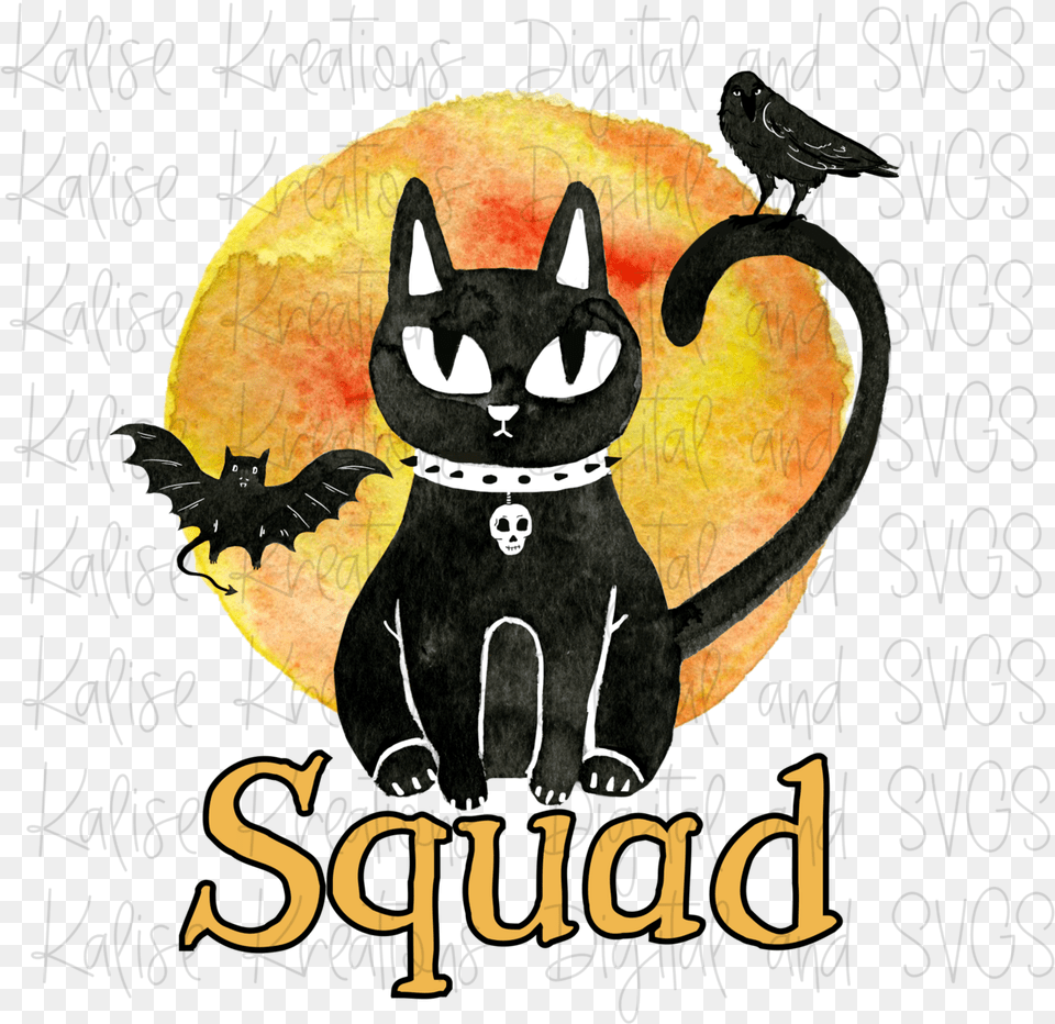 Halloween Squad Animals Cat, Animal, Egyptian Cat, Mammal, Pet Free Png Download