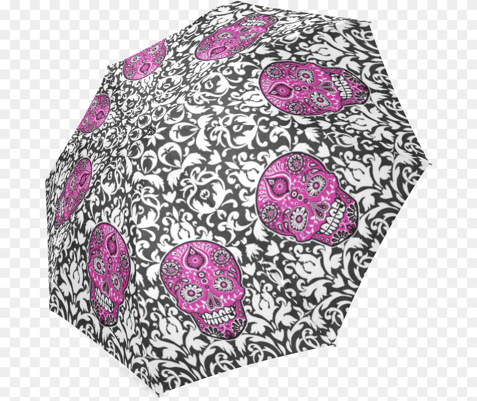 Halloween Sugar Skull Day Of The Dead Foldable Umbrella, Pattern, Canopy Free Png