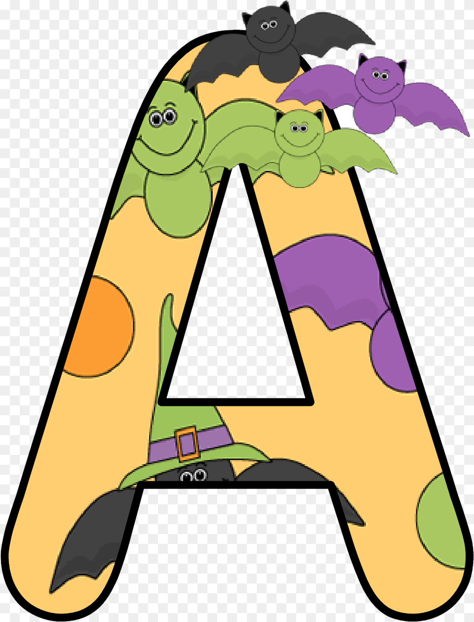 Halloween Themed Alphabet Letters, Number, Symbol, Text Png