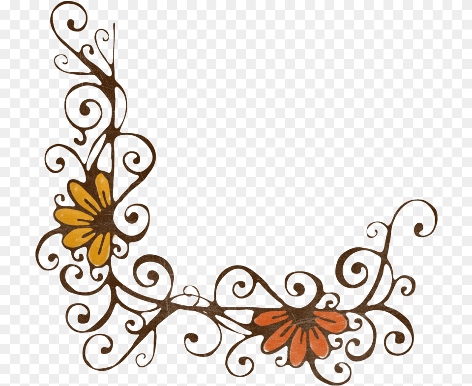 Halloween Themes Boarders Picasa Web Slate Elegant Floral Borders Design, Art, Floral Design, Graphics, Pattern Free Transparent Png
