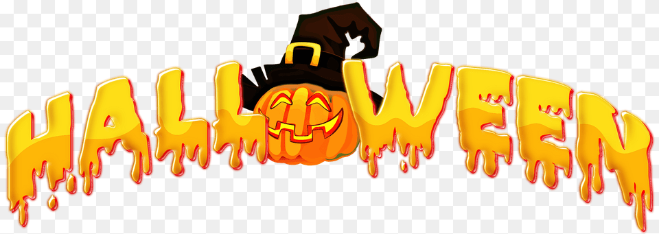 Halloween Title With Pumpkin, Festival, Dynamite, Weapon Free Transparent Png