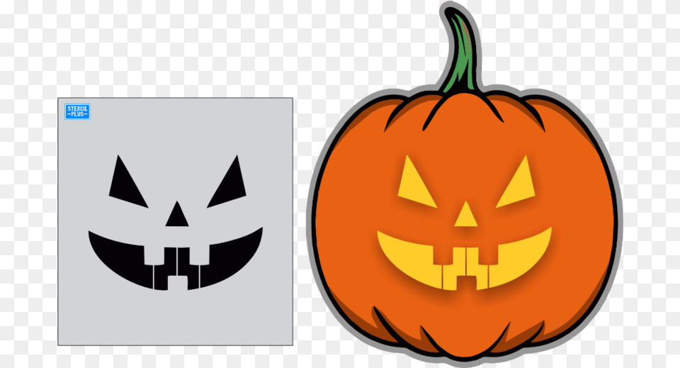 Halloween Traditional Pumpkin Face Stencilseasonalholidayhalloween Stencil, Festival Free Png