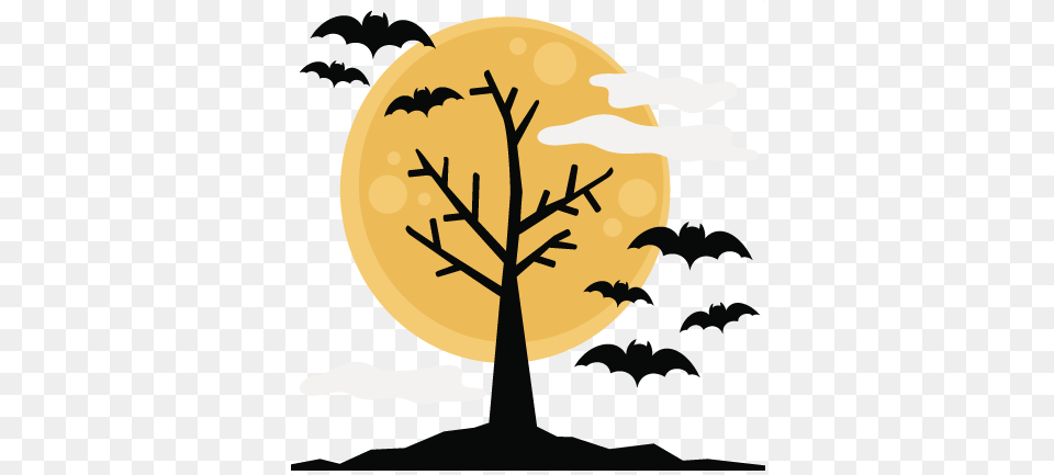 Halloween Tree Background Halloween Clipart No Background Halloween, Astronomy, Plant, Outdoors, Night Png Image