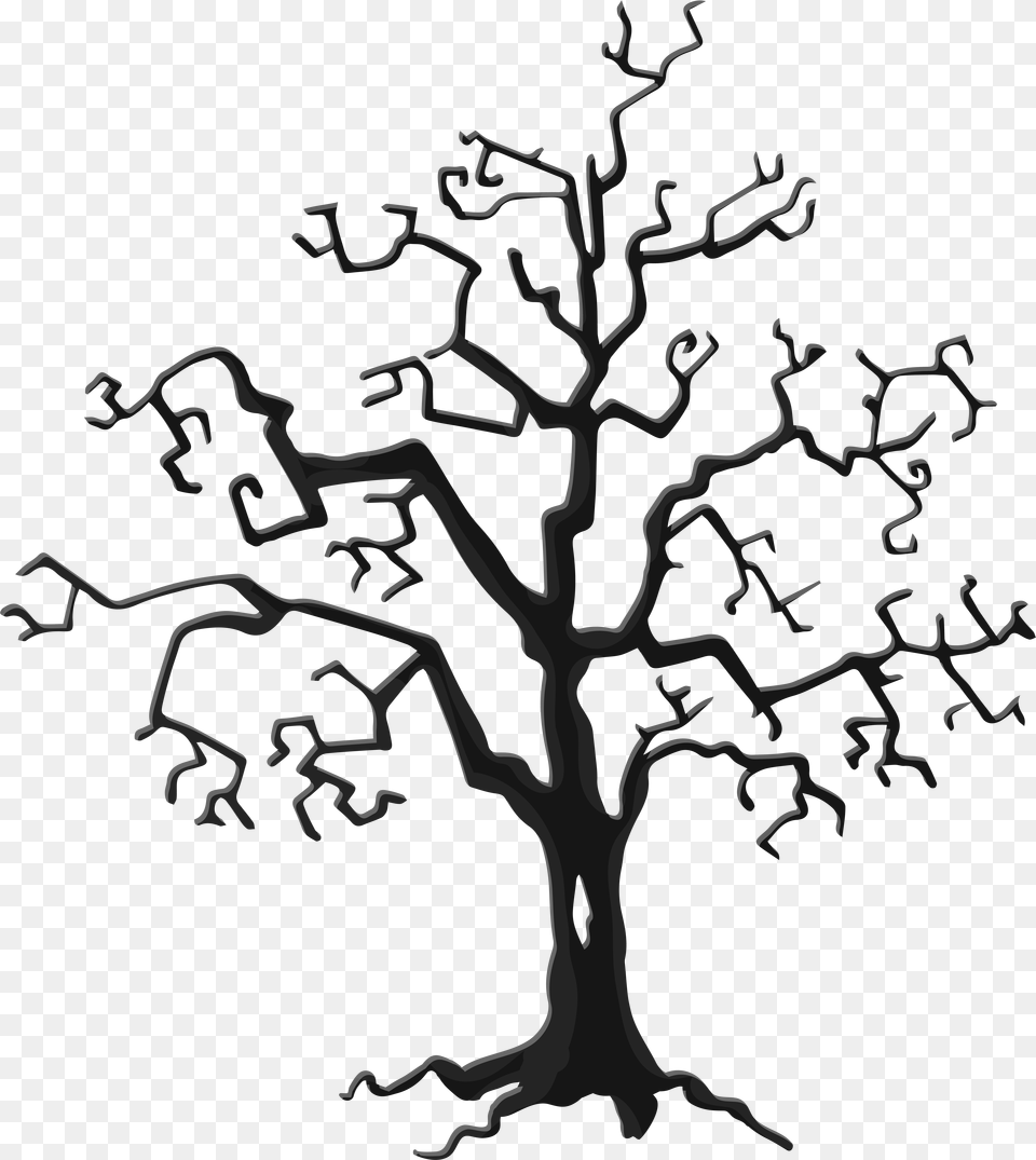 Halloween Tree Silhouette, Art, Drawing Png Image