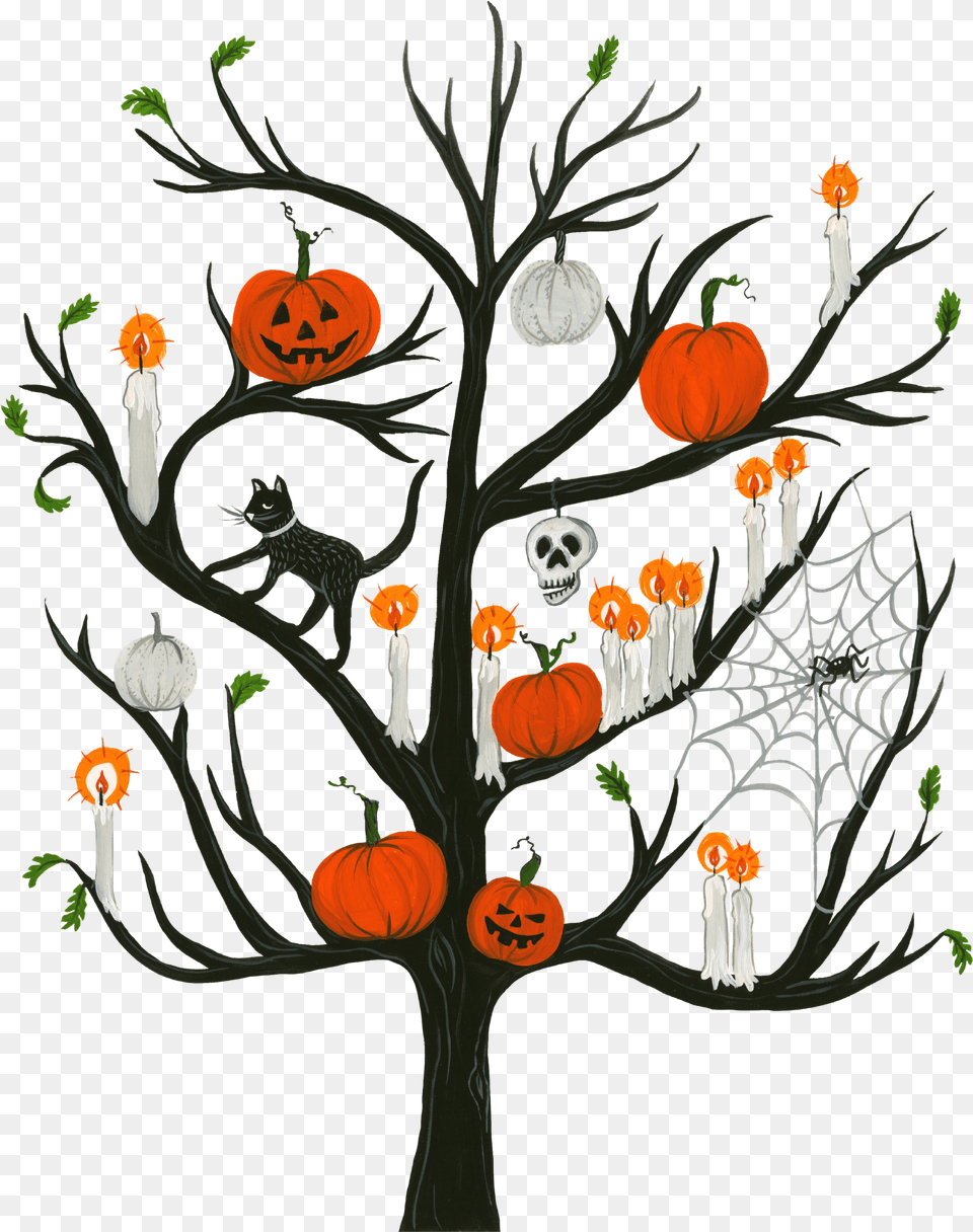 Halloween Tree Print U0026 Cut File Clip Art, Plant, Food, Produce, Pumpkin Png