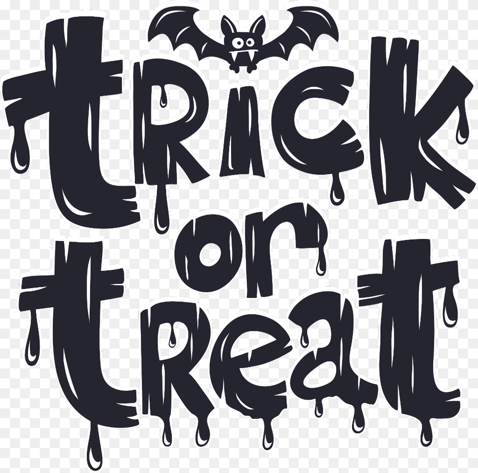 Halloween Trick Trickortreat Treat Typography Trick Or Treat Typography, Art, Text, Baby, Person Png