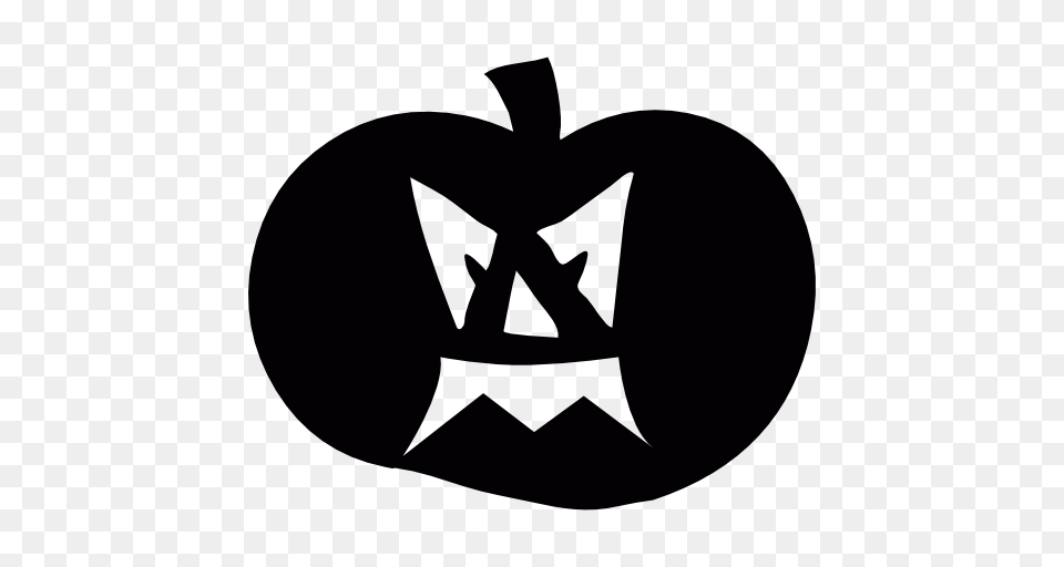 Halloween Ugly Pumpkin Face, Symbol, Stencil, Animal, Kangaroo Png Image
