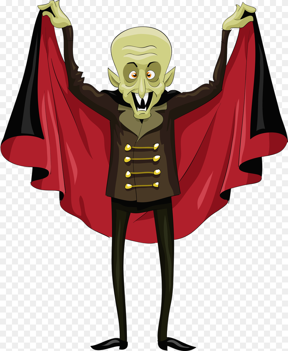 Halloween Ugly Vampire Clipart Halloween Vampire Clipart, Cape, Clothing, Person, Book Png