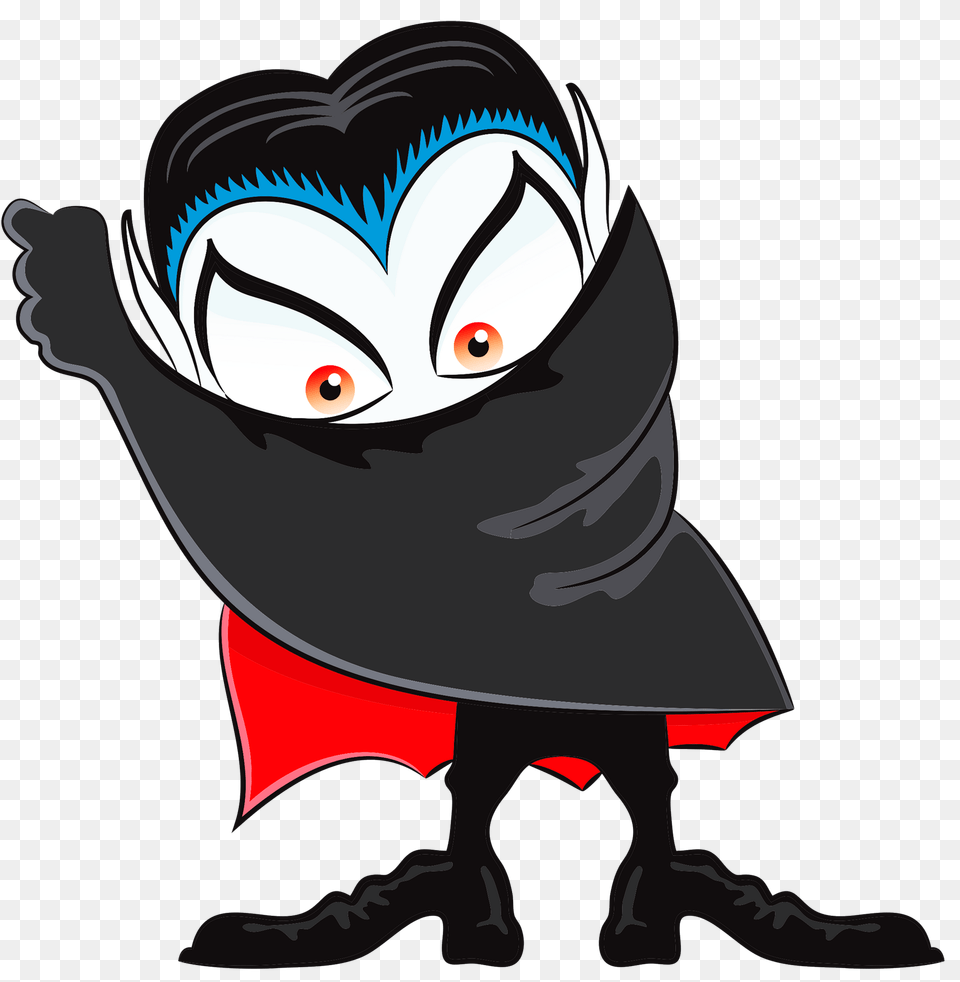 Halloween Vampire Clipart, Book, Cape, Clothing, Comics Free Transparent Png