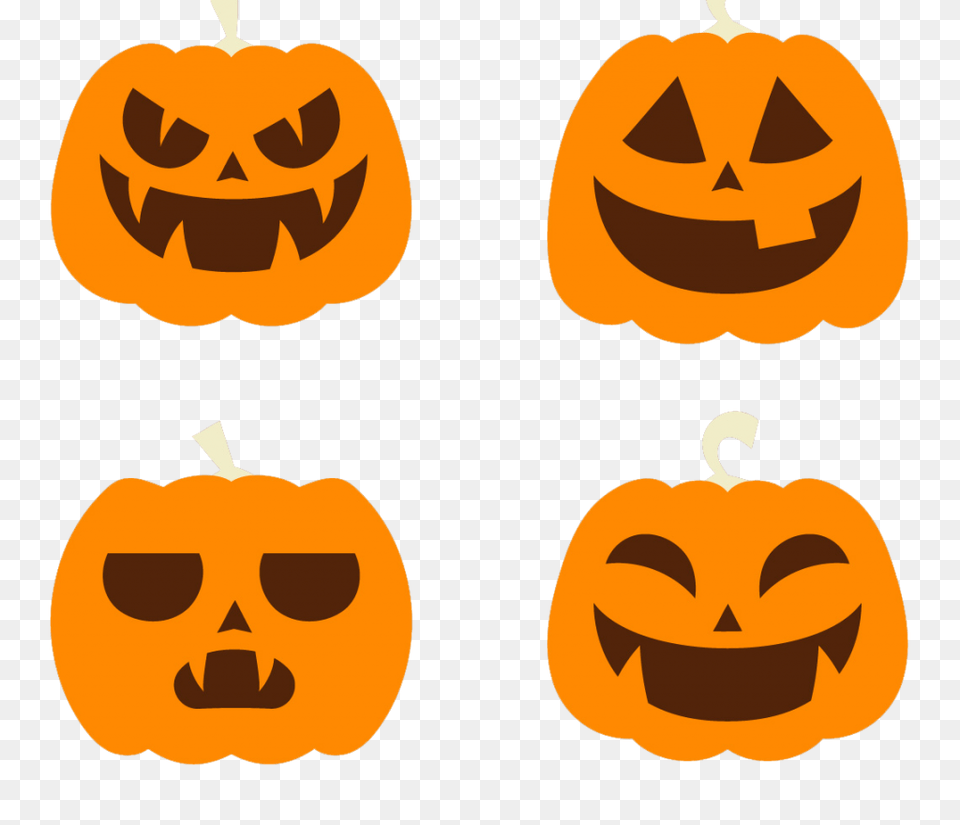 Halloween Vector Pumpkin Download, Food, Plant, Produce, Vegetable Png Image