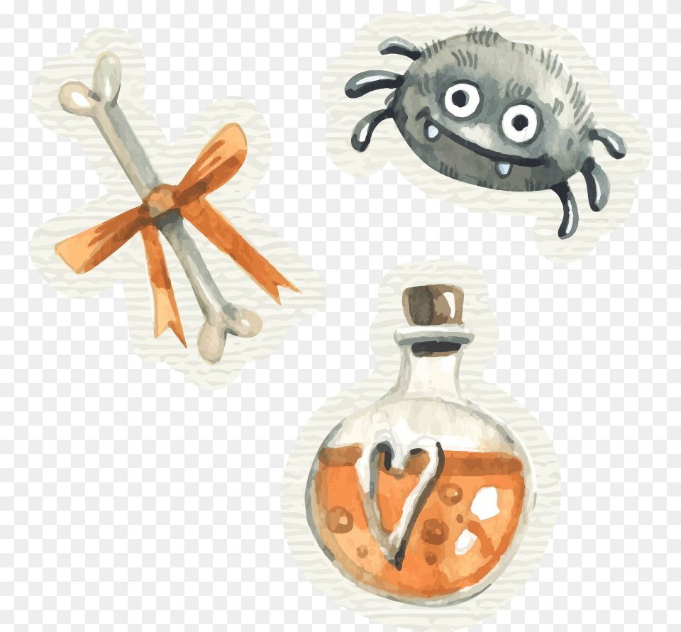 Halloween Watercolor Watercolor Painting, Electronics, Hardware, Animal, Reptile Png