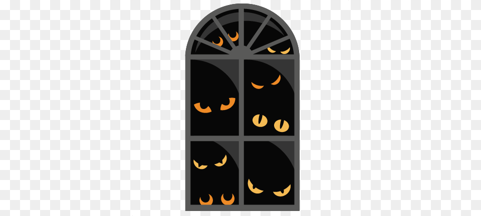 Halloween Window Scrapbook Cute Clipart Files Spooky, Person Free Transparent Png