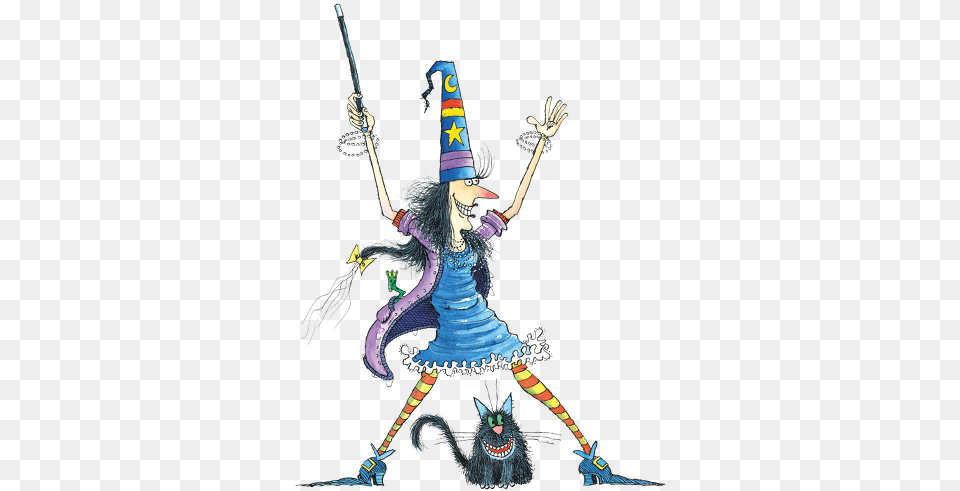 Halloween Winnie The Witch Hat 385x494 Clipart Winnie The Witch, Person, Clothing Free Png