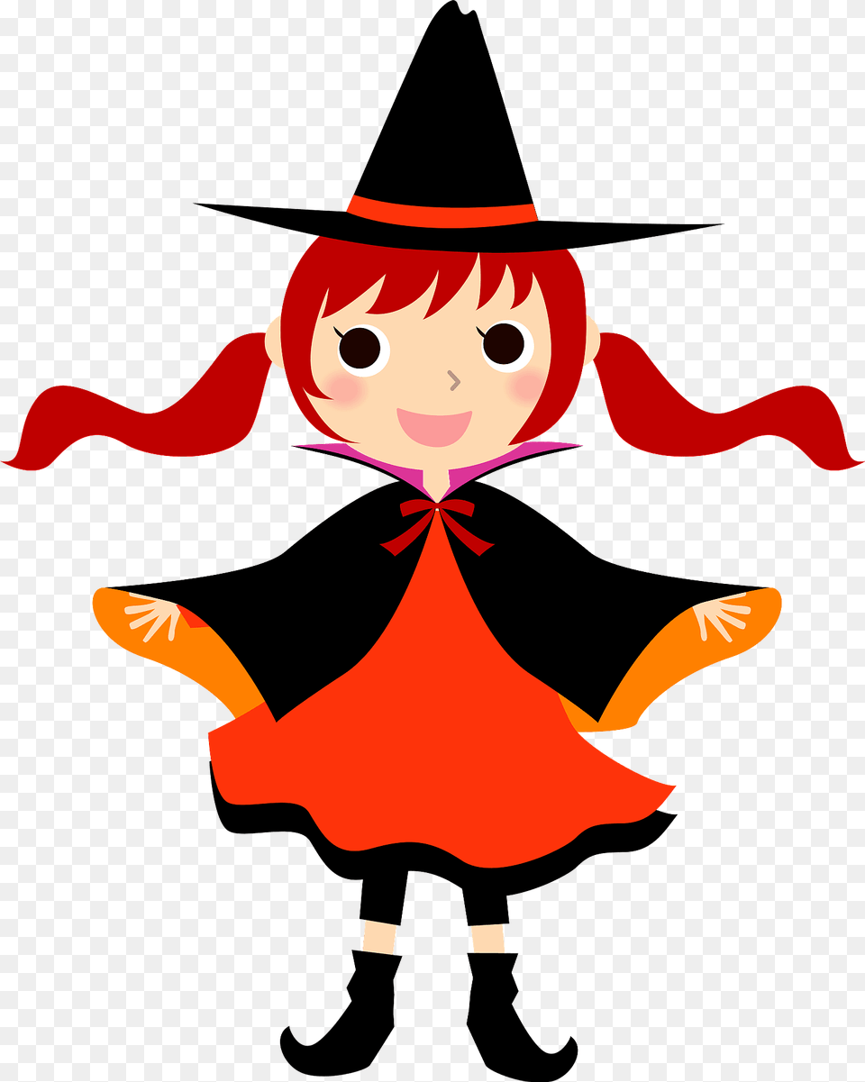 Halloween Witch Clipart, Clothing, Hat, Elf, Baby Free Transparent Png