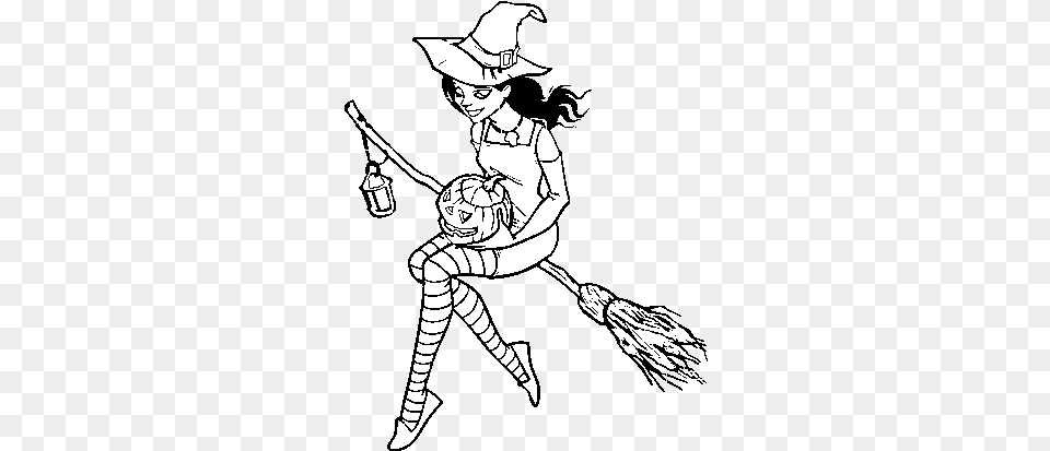 Halloween Witch Coloring, Baby, Person, Clothing, Hat Free Transparent Png