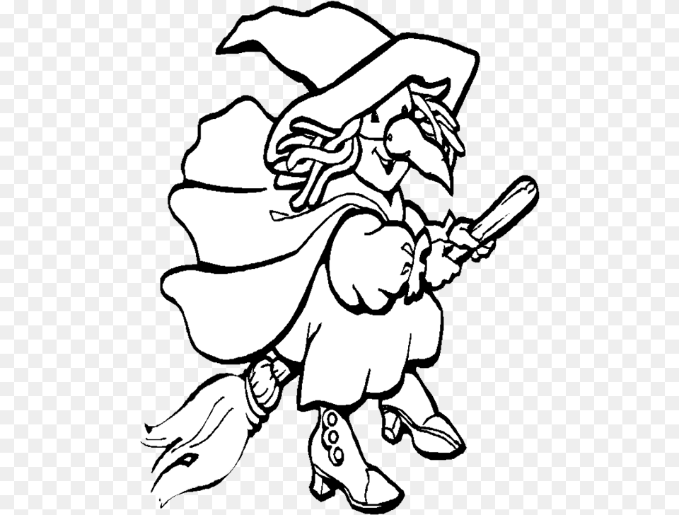 Halloween Witch Coloring Pages 2 Halloween Coloring Pages Transparent, People, Person, Baby, Book Free Png Download