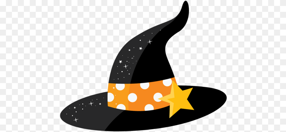 Halloween Witch Hat Clip Art Witch Hat Transparent Background, Clothing, Star Symbol, Symbol, Animal Free Png