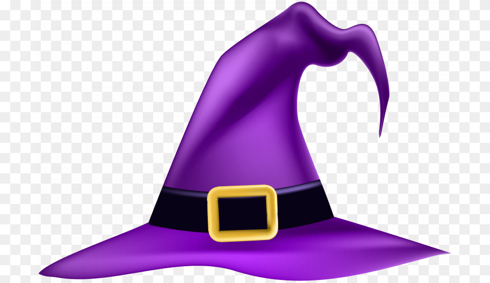 Halloween Witch Hat Clipart, Clothing, Purple, Accessories, Animal Free Transparent Png