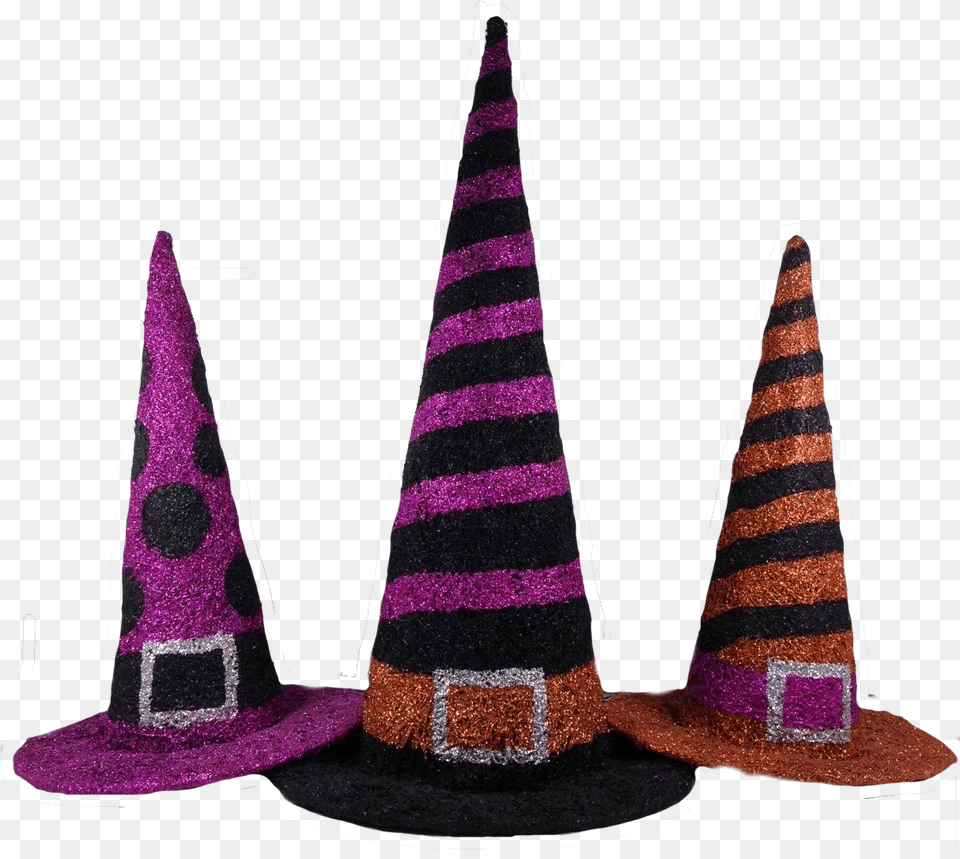 Halloween Witch Hats, Clothing, Hat, Cone, Hosiery Free Png Download