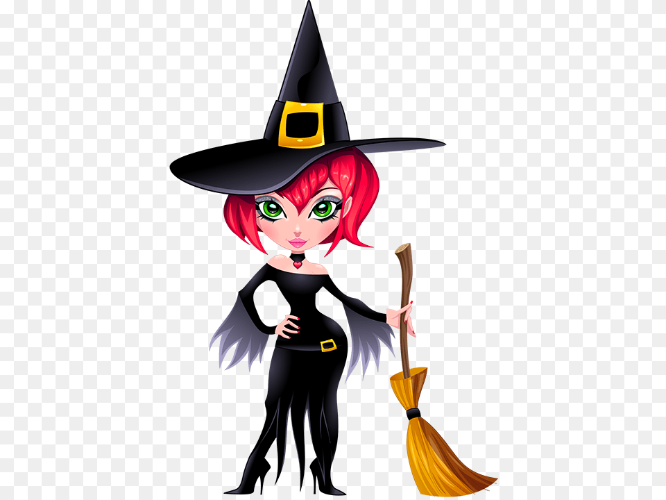 Halloween Witch Illustration Witches In Art Illustrations, Book, Comics, Publication, Baby Png Image
