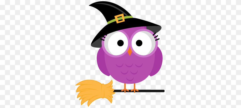 Halloween Witch Owl Scrapbook Cute Clipart, Purple, People, Person, Animal Png
