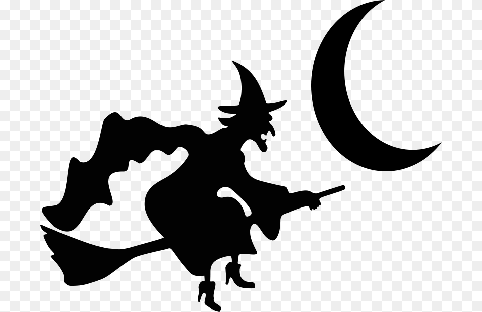 Halloween Witch Silhouette Set Vector Download Png Image