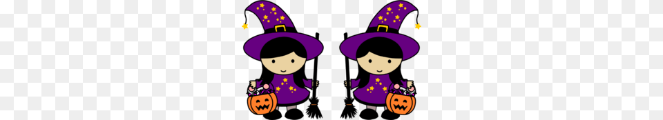Halloween Witches Clipart, Purple, Festival, Winter, Snowman Png Image