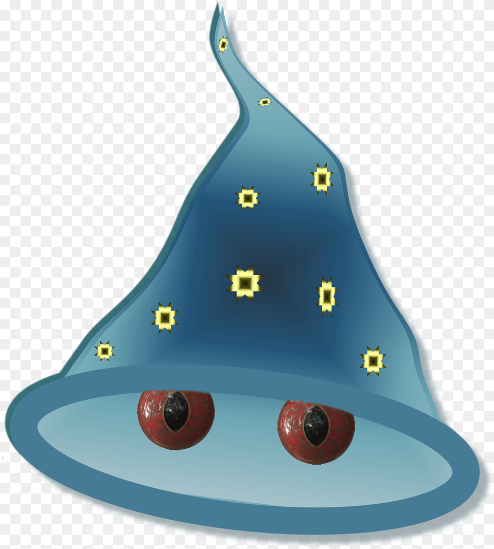 Halloween Wizard Hat On Pixabay Witch Hat, Lighting, Triangle, Animal, Fish Png Image