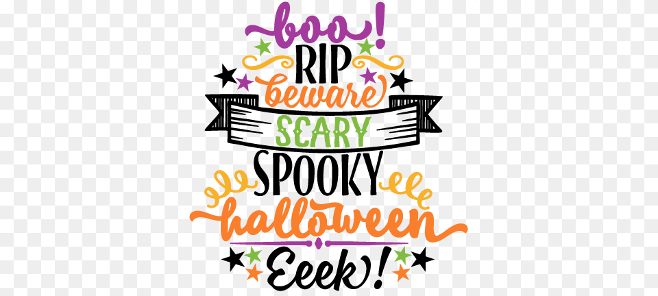 Halloween Word Art Scrapbook Cute Clipart, Advertisement, Text, Poster, Dynamite Free Transparent Png