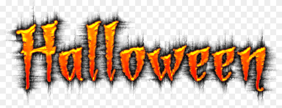 Halloween Word Hayride Clipart Happy Halloween Clipart, Outdoors, Nature, Fire, Flame Free Png Download
