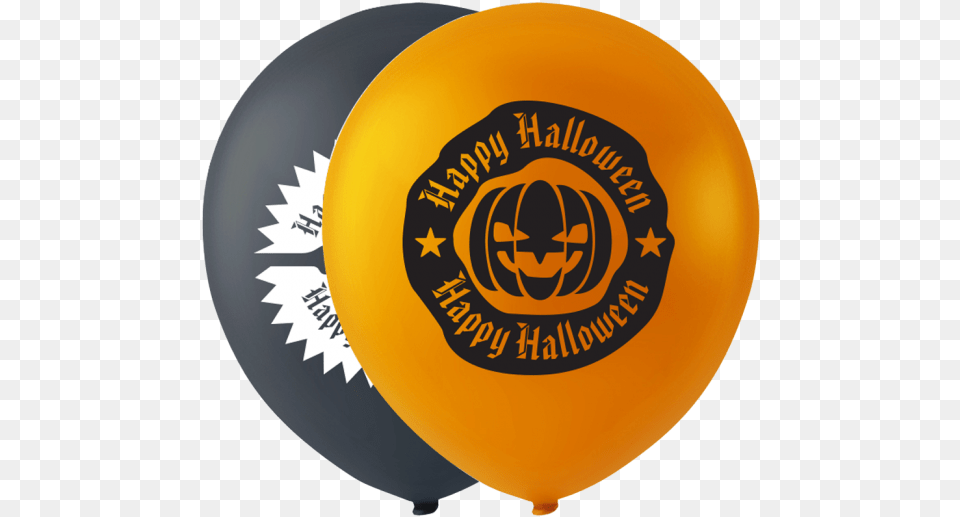 Halloweenballoons With Print 10 Halloween, Balloon Png