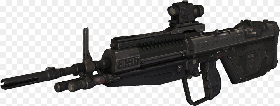 Halo 3 Assault Rifle, Firearm, Gun, Weapon, Machine Gun Free Png Download