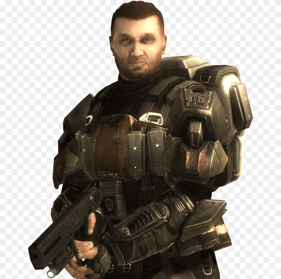 Halo 3 Odst Buck, Adult, Male, Man, Person Free Png