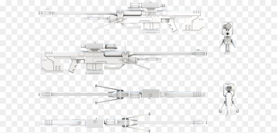 Halo 3 Sniper Srs99d Assault Rifle, Firearm, Gun, Weapon Free Transparent Png