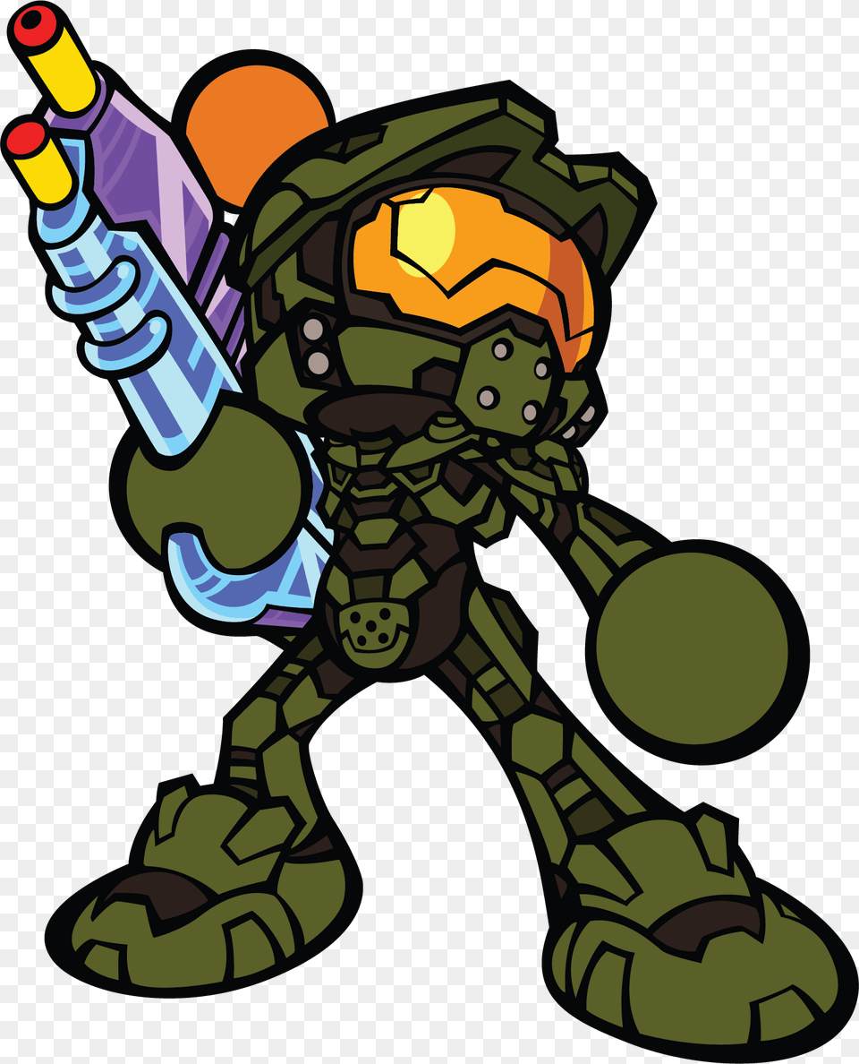 Halo 4 Master Chief Drawing Super Bomberman R Characters Free Transparent Png