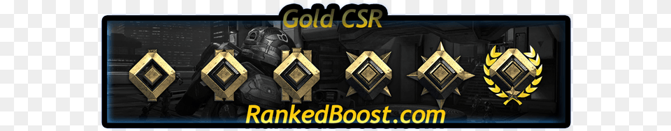 Halo 5 Csr Rank Halo 5 Gold Rank Free Png