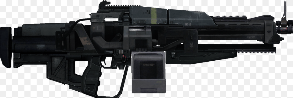 Halo 5 Saw Weapon, Firearm, Gun, Machine Gun, Rifle Png Image