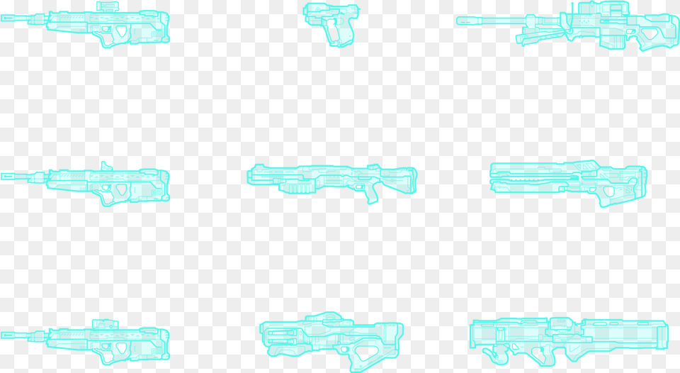 Halo 5 Weapon And Vehicle Icons Parallel, Firearm, Gun, Handgun, Rifle Free Png Download