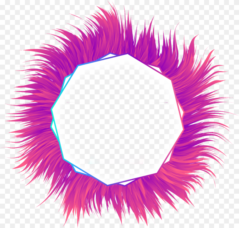 Halo Angel Wings Circle Effect Pink Pearl Round, Graphics, Art, Purple, Face Free Transparent Png