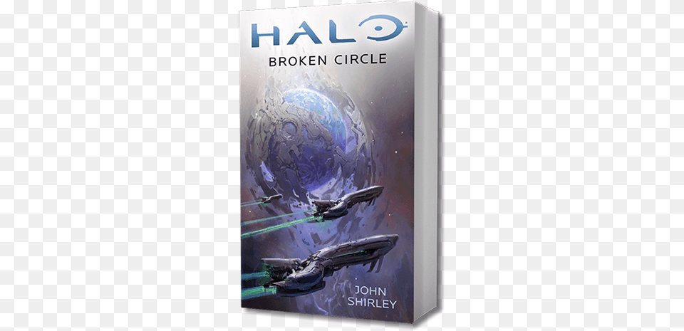 Halo Broken Circle Book, Publication, Aircraft, Spaceship, Transportation Free Png Download