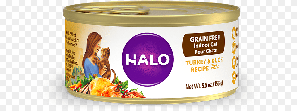 Halo Cat Food, Aluminium, Can, Canned Goods, Tin Free Transparent Png
