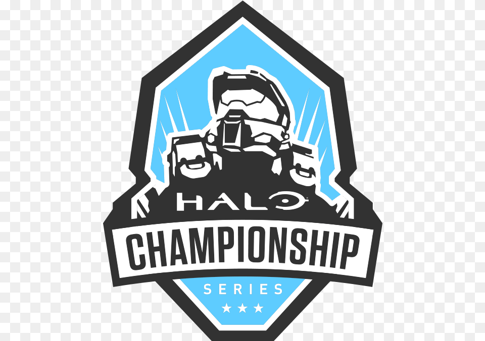Halo Championship Series Logo, Symbol, Sticker, Badge, Factory Png Image