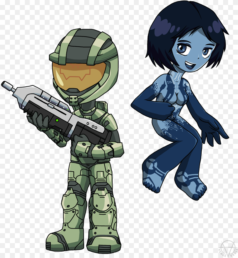 Halo Chibi, Book, Comics, Publication, Baby Free Png Download